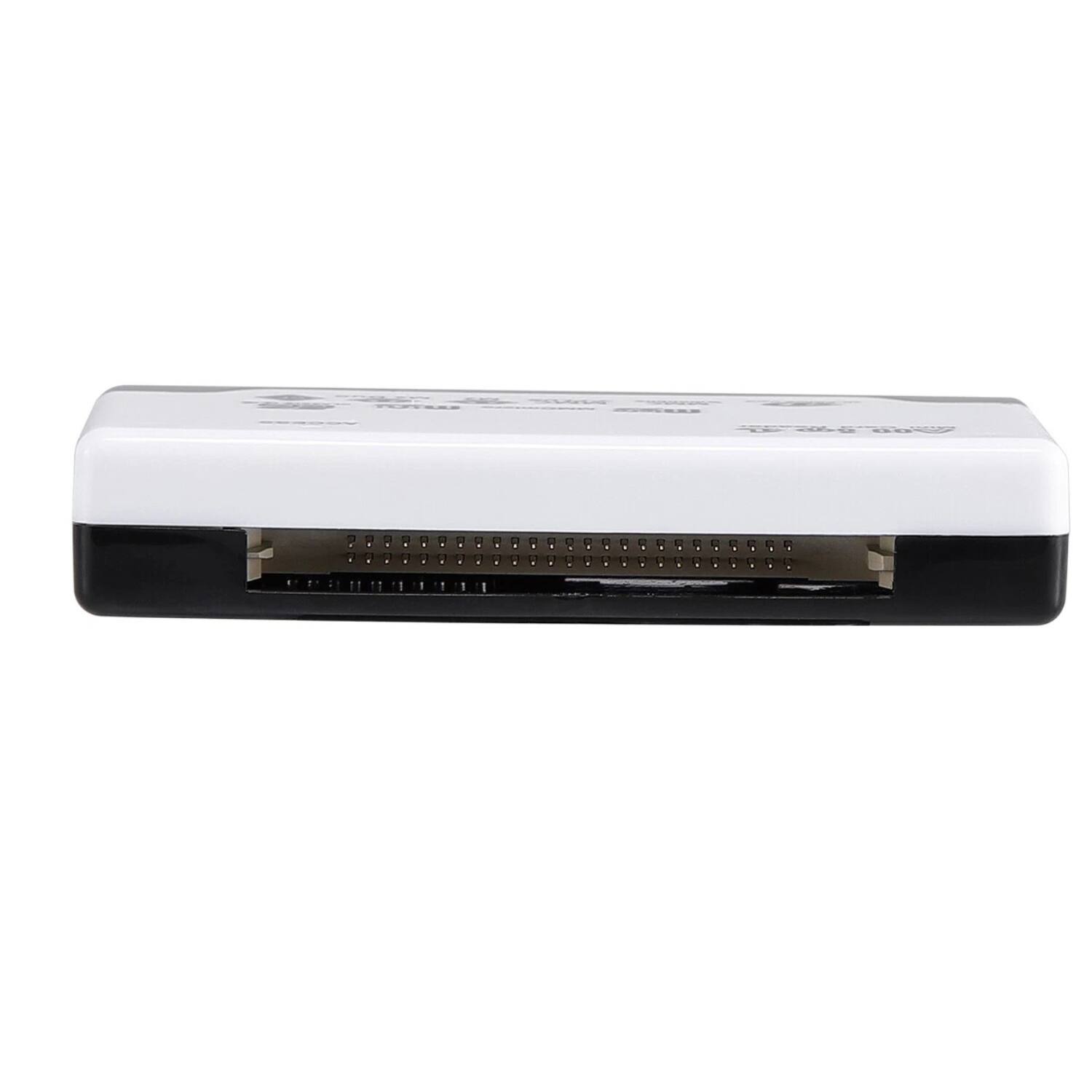 Back. Stock Preferred - 6-in-1 Memory Card Reader USB 2.0 Hub Adapter - White.