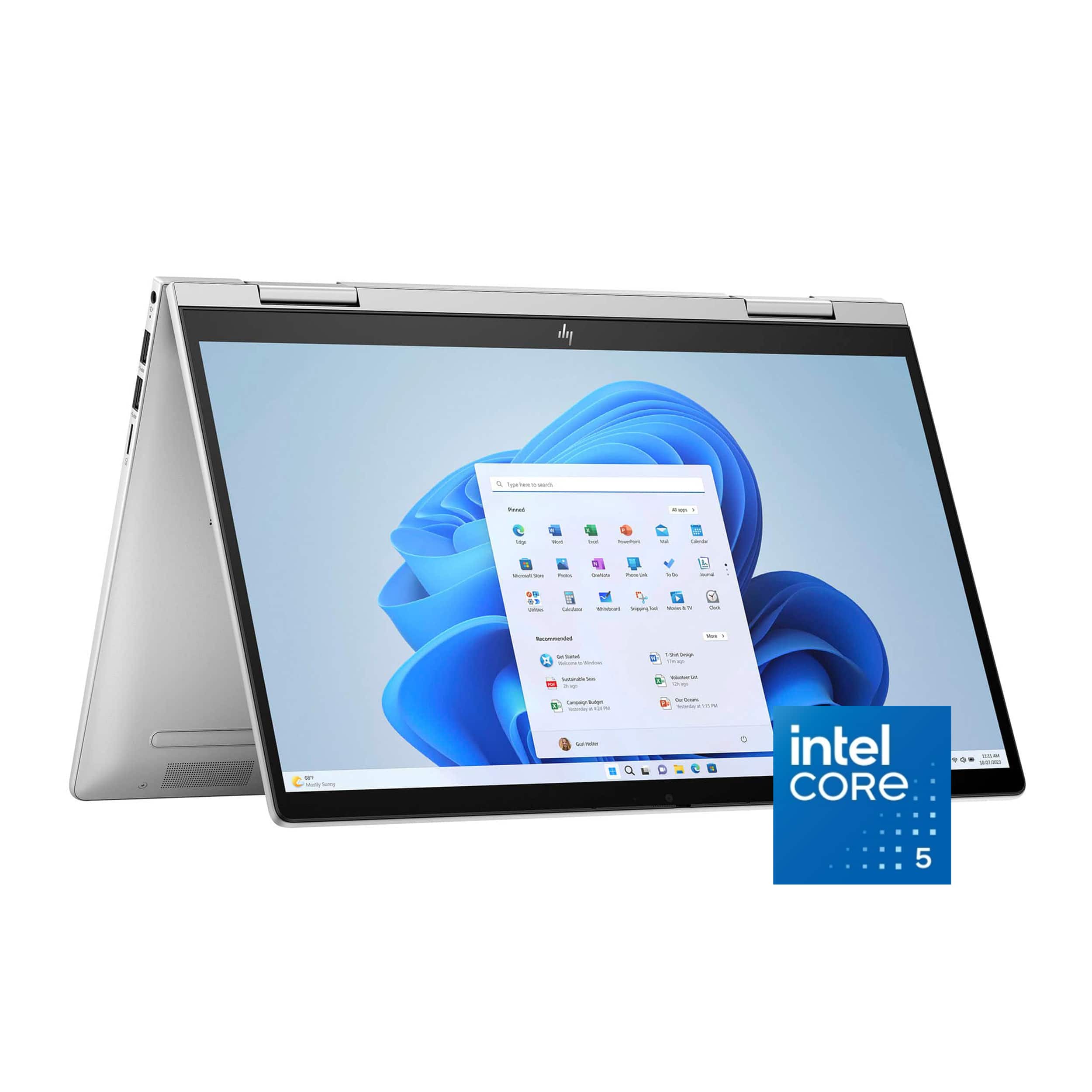 HP - Envy x360 2-in-1 14" FHD IPS Touch Laptop, Intel 5 120U, 8GB RAM, 1TB SSD, Win 11 Pro - Silver
