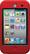 Back Standard. Otterbox - Defender APL2-T4GXX Skin for Apple iPod touch 4G - Red/Black.