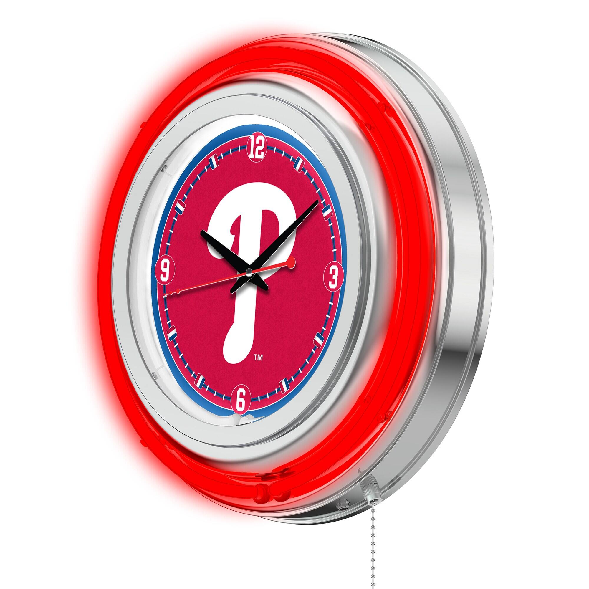 Alt View 1. Holland Bar Stool Co. - Double-Walled Neon Clock - Multicolor.