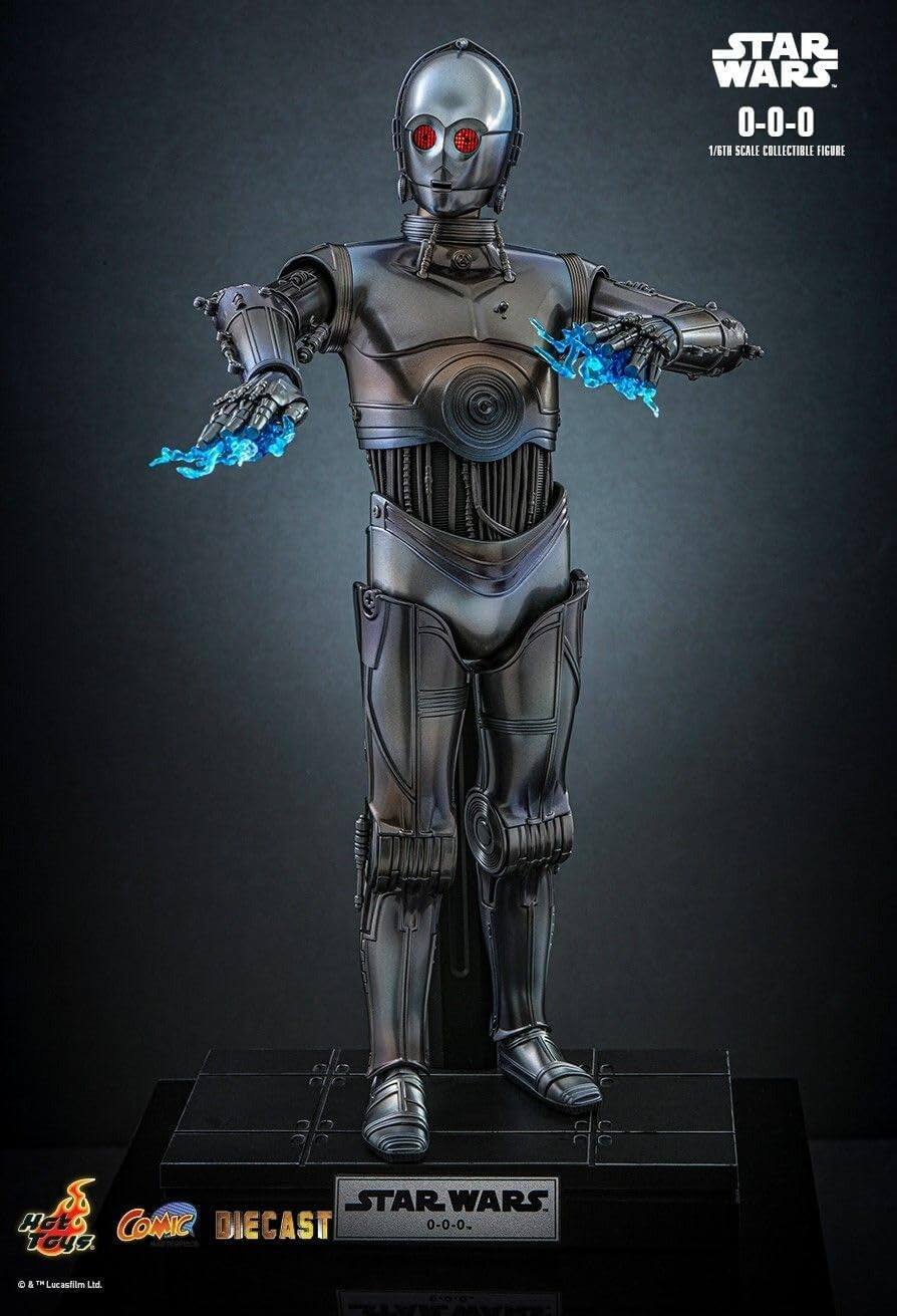 STAR WARS. 0-0-0 1/6TH SCALE COLLECTIBLE FIGURE STAR WARS Hot TOYS COMIC DIECAST 0-0-0- Toys. & 1 Lucasfilm Ltd