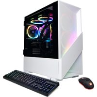 CyberPowerPC - Gamer Supreme Gaming Desktop - AMD Ryzen 7 9700X - 16GB Memory - NVIDIA GeForce RTX 4060 Ti 16GB - 2TB SSD - White - Front_Zoom