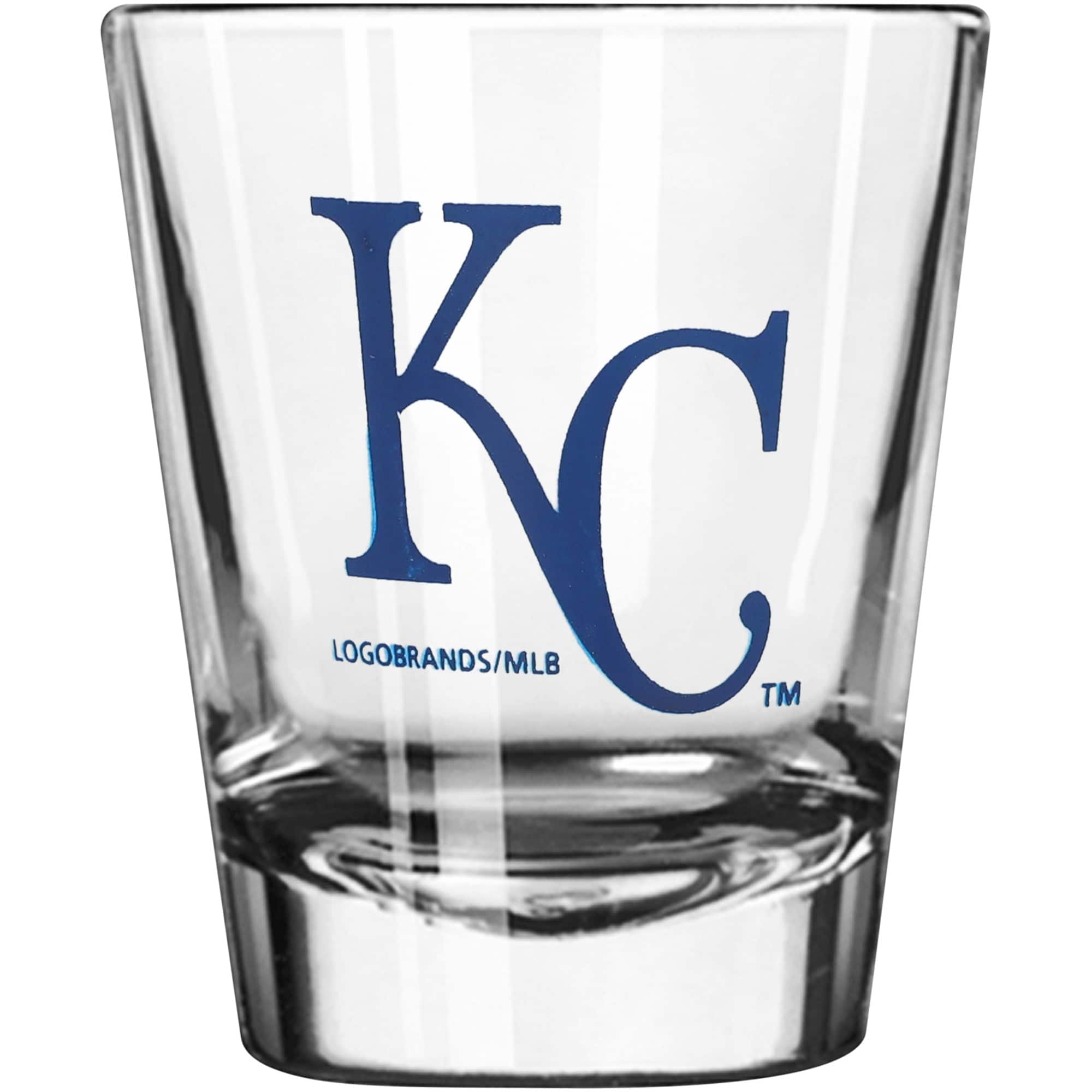 Front. Logo Brands - Kansas City Royals 2oz. Game Day Shot Glass - Multicolor.