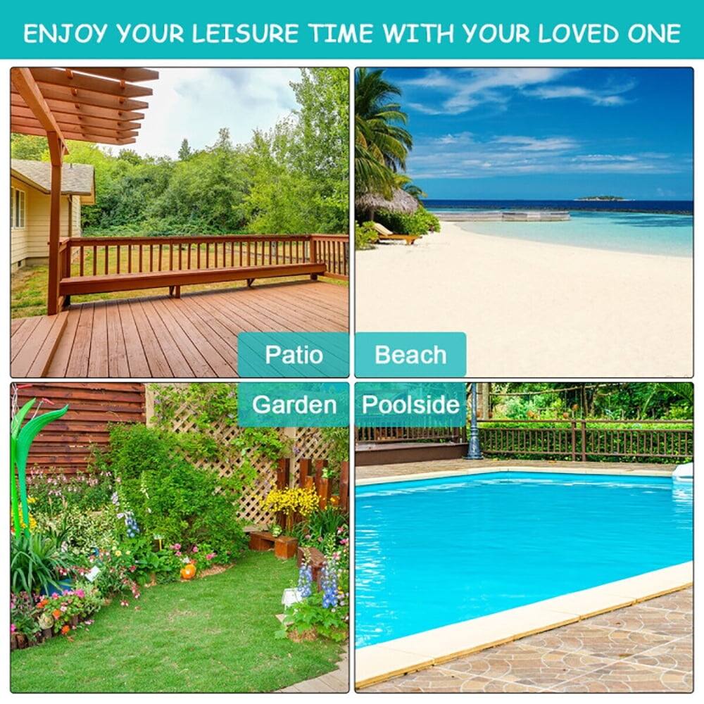 ENJOY YOUR LEISURE TIME WITH YOUR LOVED ONE

- Patio
- Beach
- Garden
- Poolside