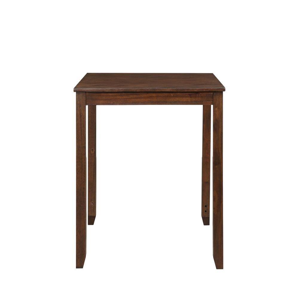 Alt View 10. FurniFact - Solid Wood Small Dining Table for 2 – Compact Table and Chairs Set - Cherry.