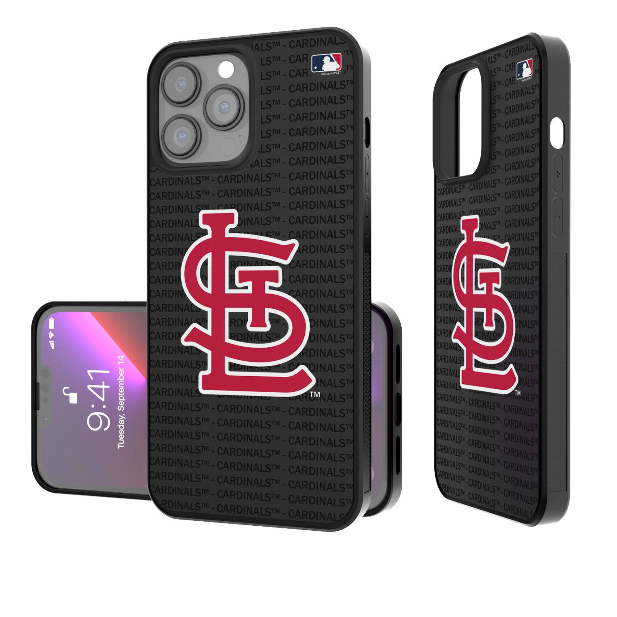 Keyscaper - MLB - St. Louis Cardinals - iPhone Text Backdrop Design Bump Case - 15 Pro - Multicolor price history on PriceWatchPro
