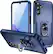 Alt View 11. SaharaCase - ArmorPro Kickstand Case for Samsung Galaxy A25 5G - Blue.