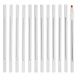 Unique Bargains - HB/B/2B/4B/6B/8B Drawing Pencils, 12pcs Sketch Pencils w/ Built-in Sharpener for Drawing, Painting, Sketching - Black