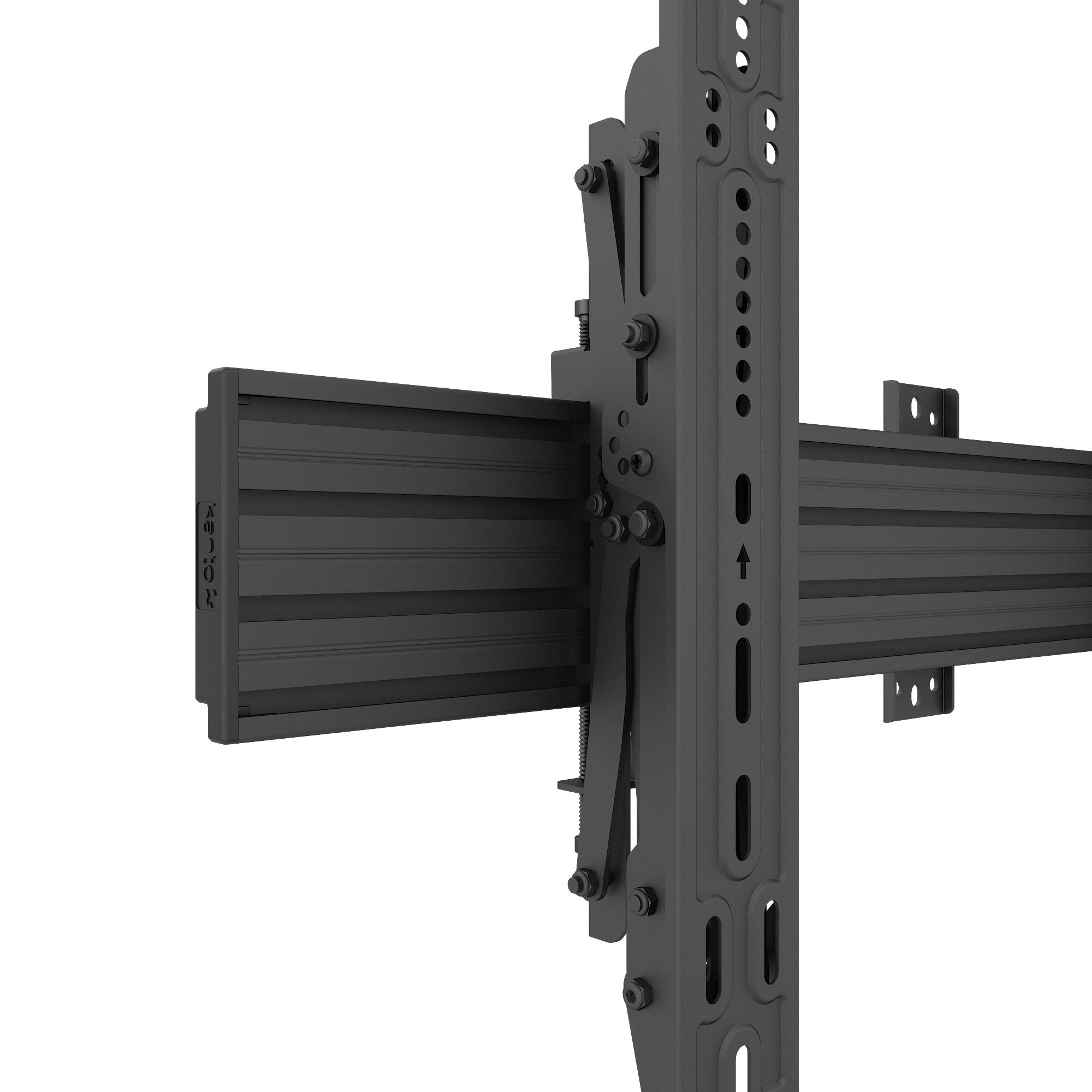 Alt View 2. Kanto - Menu Board Wall Mount System with Tilting Arms for 40" - 60" TVs, 3 Screens - Black.