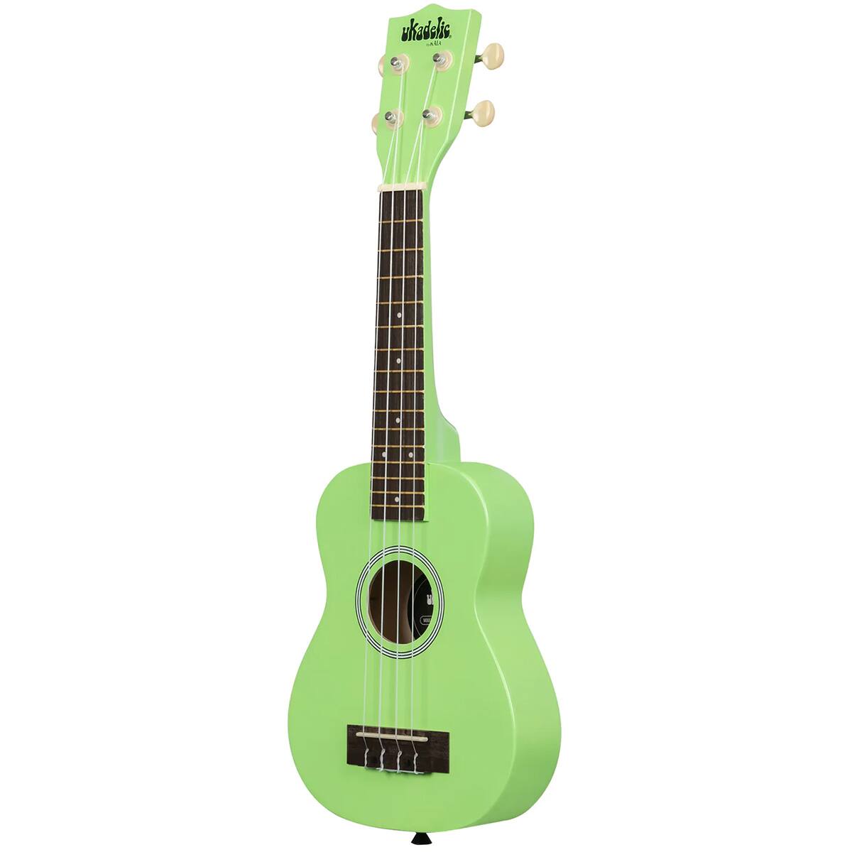 Alt View 3. Kala - Kala Ukadelic Soprano Ukulele - Grasshopper.