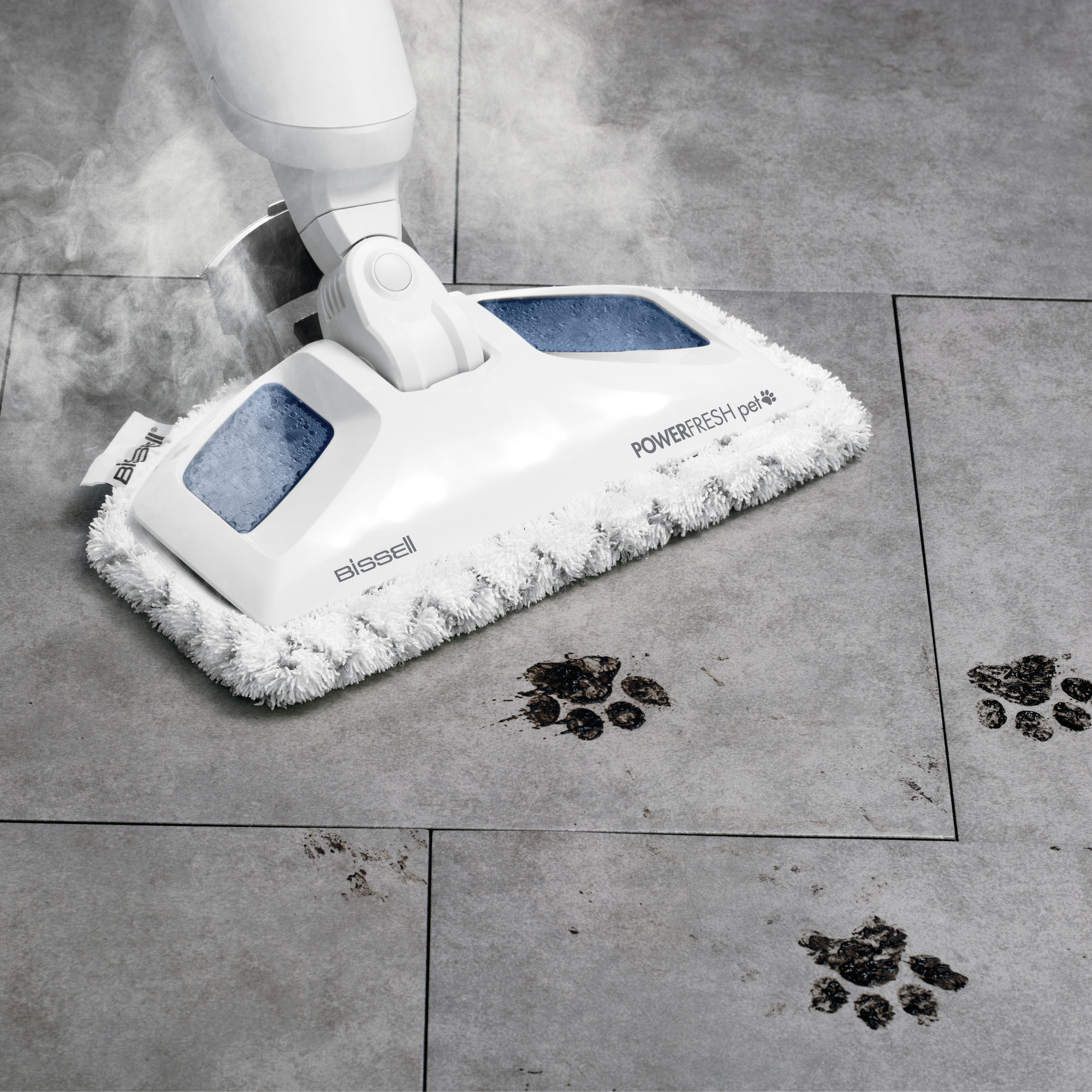 Best Buy: BISSELL PowerFresh Pet Steam Mop Hard Floor Steam Cleaner White  19404