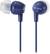 Front Standard. Sony - Earphone - Dark Blue.