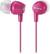 Front Standard. Sony - Earphone - Hot Pink.