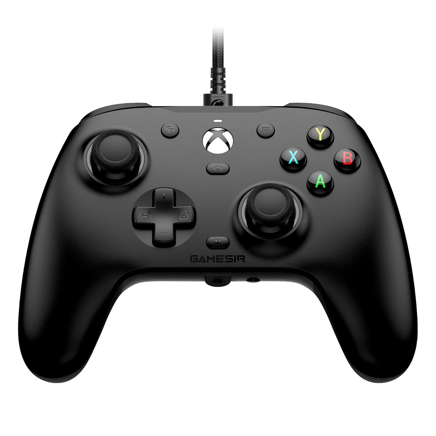 Front. GameSir - G7 HE Wired Xbox Controller for Xbox X|S, Xbox One, Windows 10|11, PC, Video Game Controller w/ Hall Effect Sticks - Black.