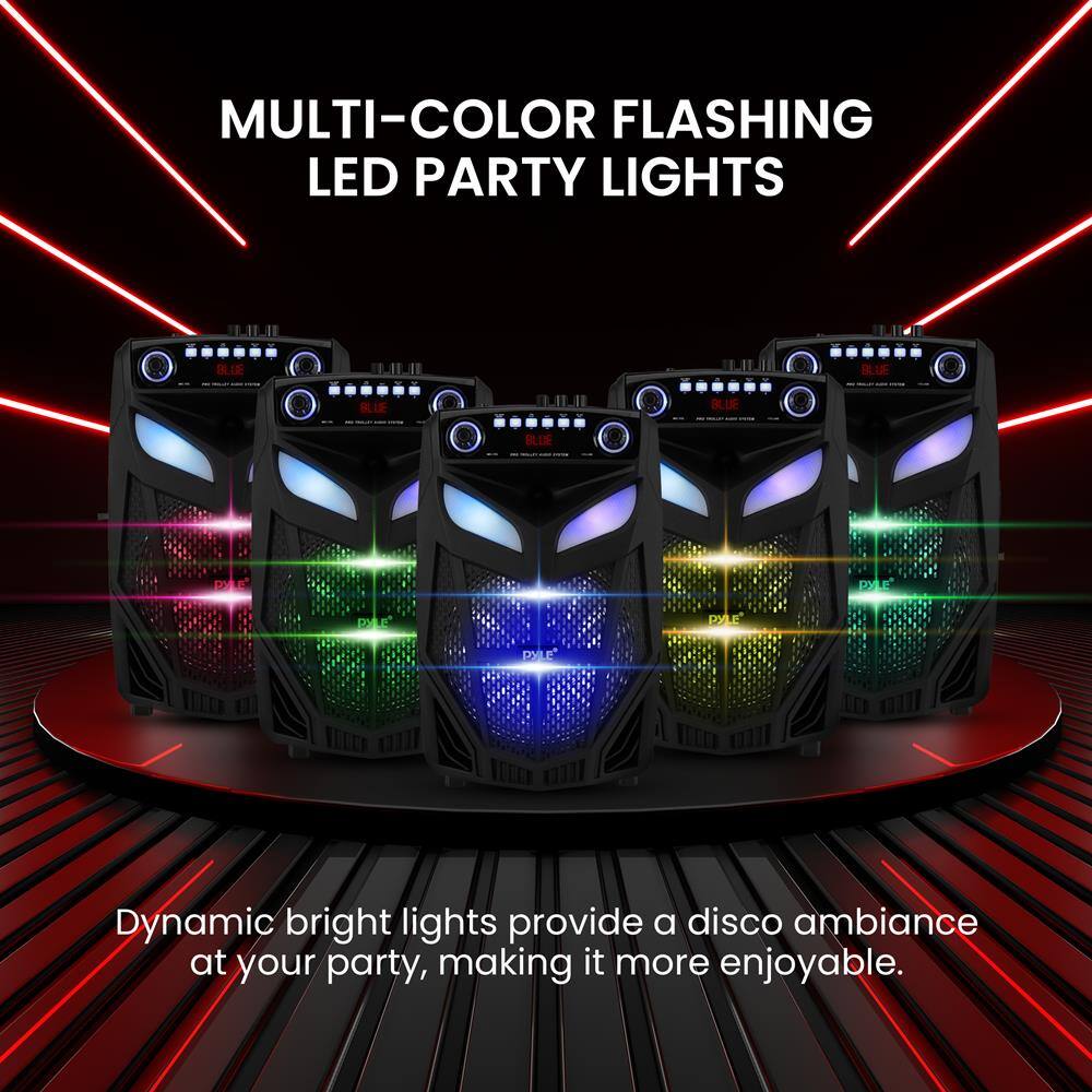 MULTI-COLOR FLASHING LED PARTY LIGHTS

Dynamic bright lights provide a disco ambiance at your party, making it more enjoyable.