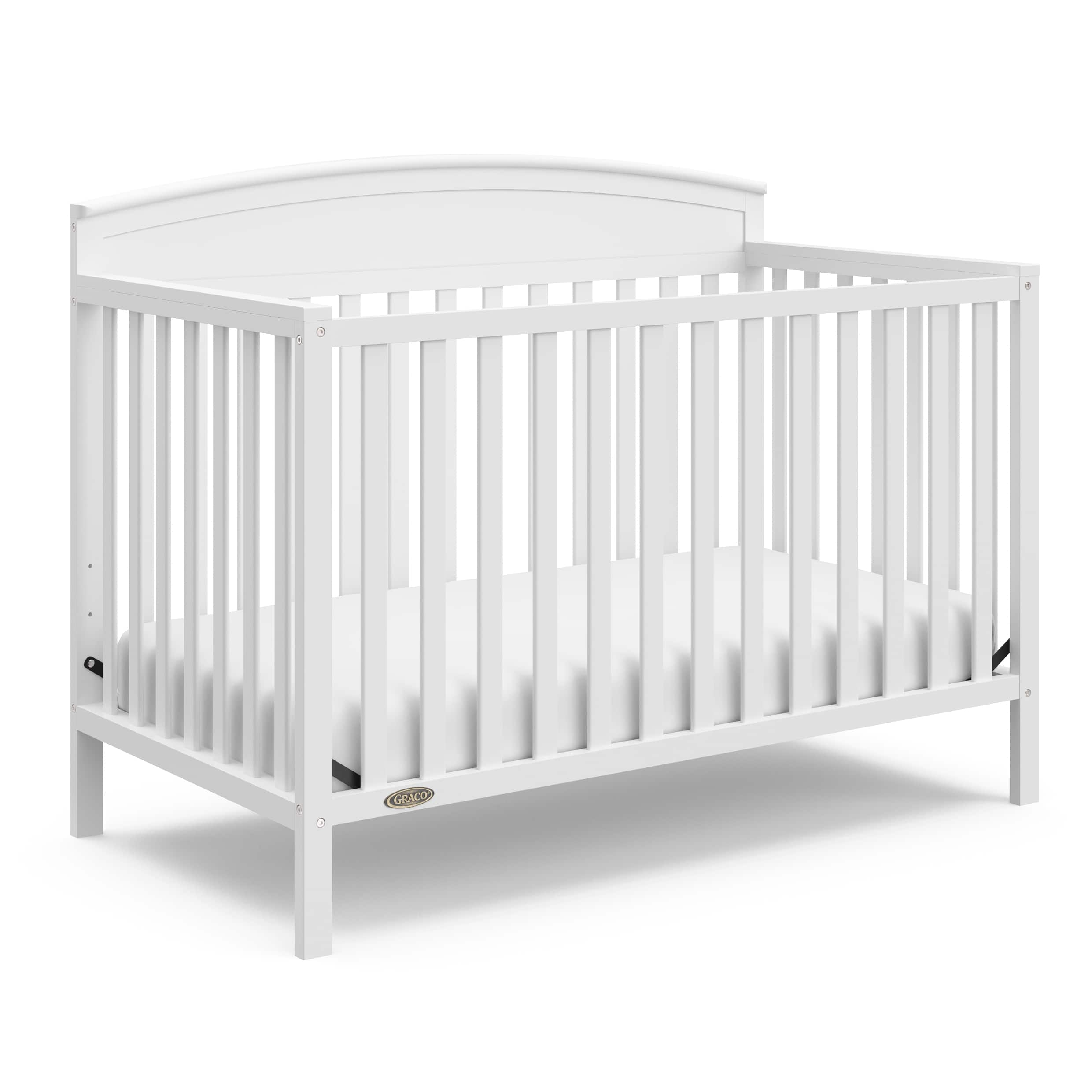 Best Buy Graco Benton 5 in 1 Convertible Crib White 04530 211