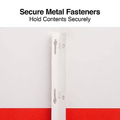 Secure Metal Fasteners  
Hold Contents Securely