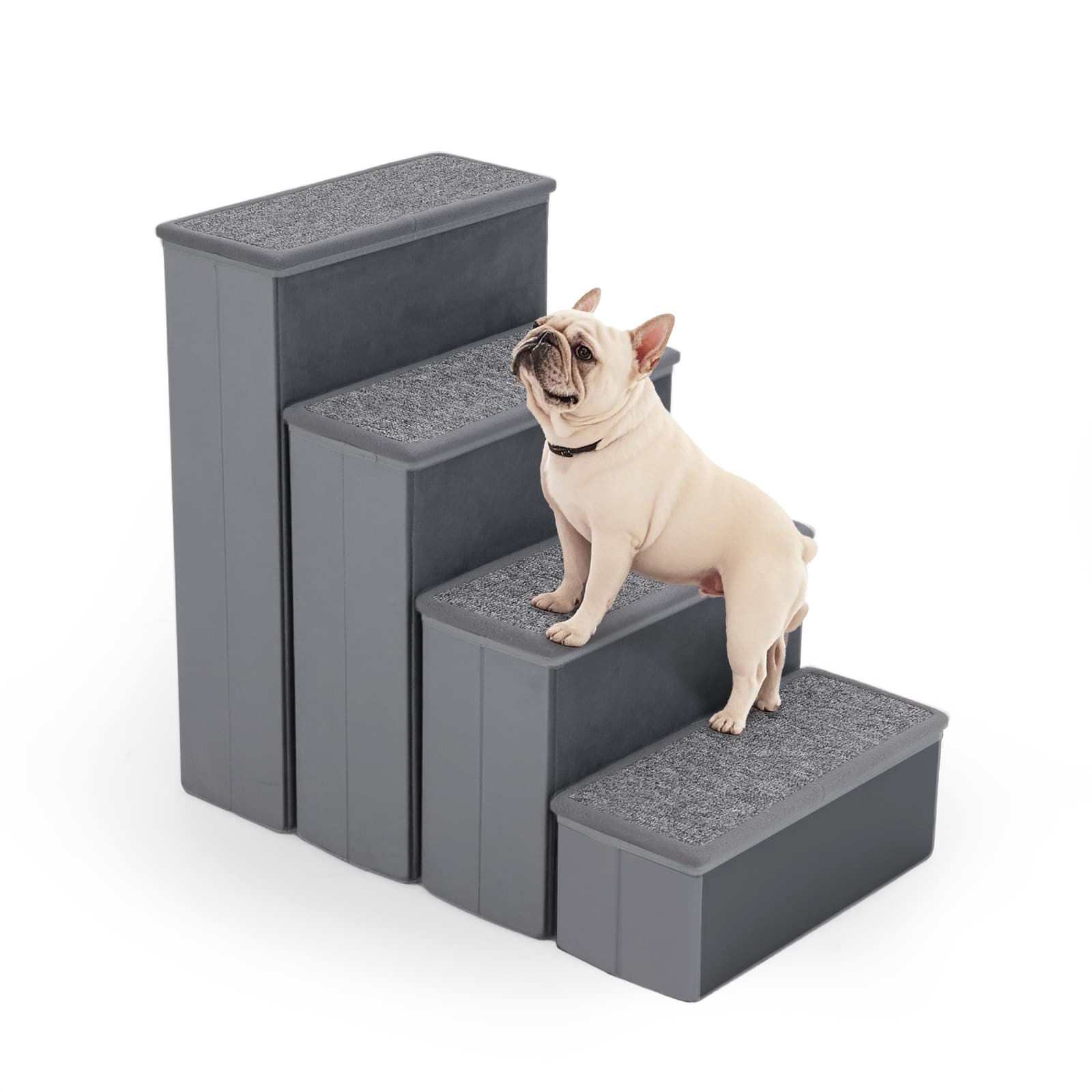 Gymax - 4-Step Dog Stairs w/Adjustable Steps for High Beds Sofas for Small & Medium Dogs - GYM17640 price history on PriceWatchPro