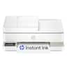 HP - Envy 6555e Wireless AI-Enabled All-in-One Inkjet Printer with 3 Months of Instant Ink - White