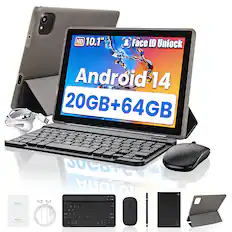 Dencia .. your PUPERICAN KING
HD 10.1" U Face ID Unlock Android 14 20GB+64GB