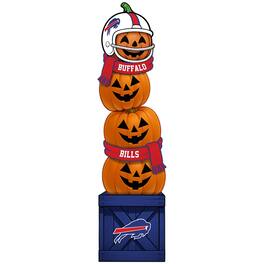 Fan Creations - Buffalo Bills 31" Stacked Pumpkin Leaner - Multicolor