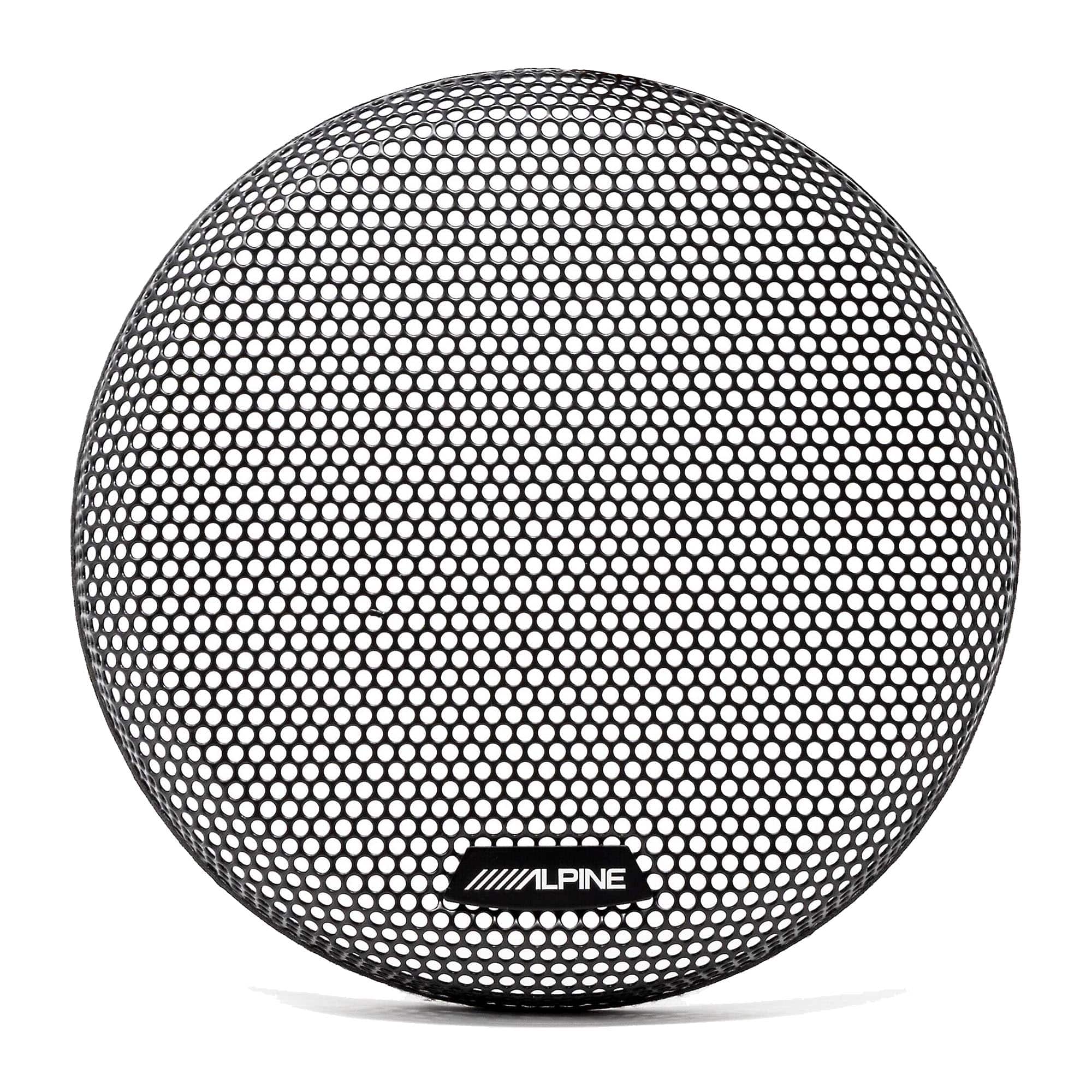 Alpine - KTE-8G.3 Grille for 8" Type-R and Type-S subwoofers - Black/Gray