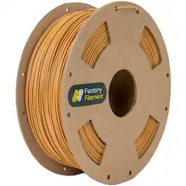 Factory Filament - 1.75mm PLA 3D Printer Filament, 1 KG Spool, Dimensional Accuracy +/- 0.02 mm, 3D Printing Filament - Wood