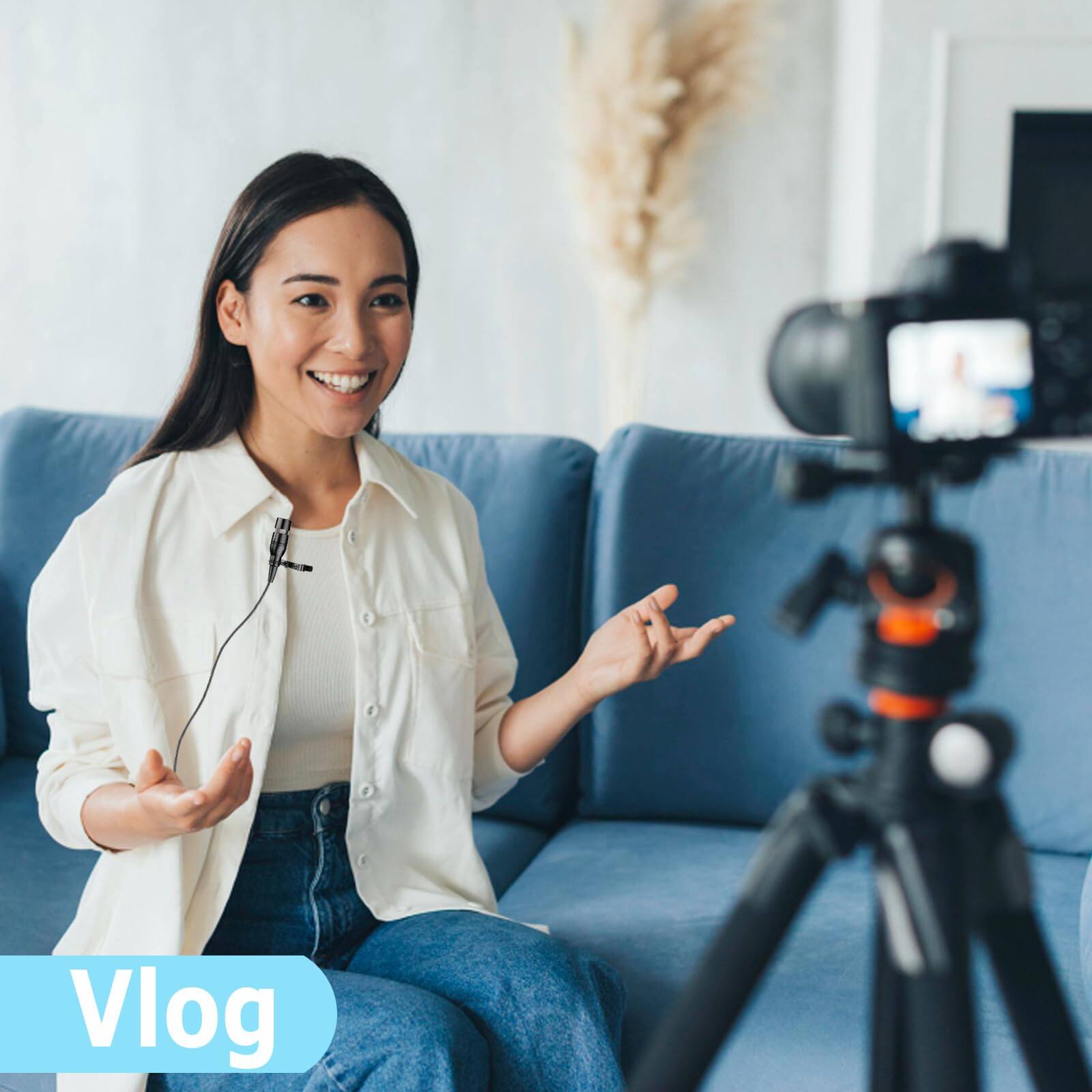 Back. Reds Spade - Lapel lavalier microphone unidirectional condenser super cardioid mic compatible with sennheiser bodypack - Hirose 4 Pin Plug Compatible with Audio-Technica.