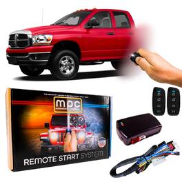 MPC - Plug-n-Play (2) 4-Button 2-Way Remote Start Kit For 2008 Dodge Ram 2500 - Black