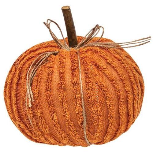 BreeBe - Chenille Pumpkin 6 inch - Orange