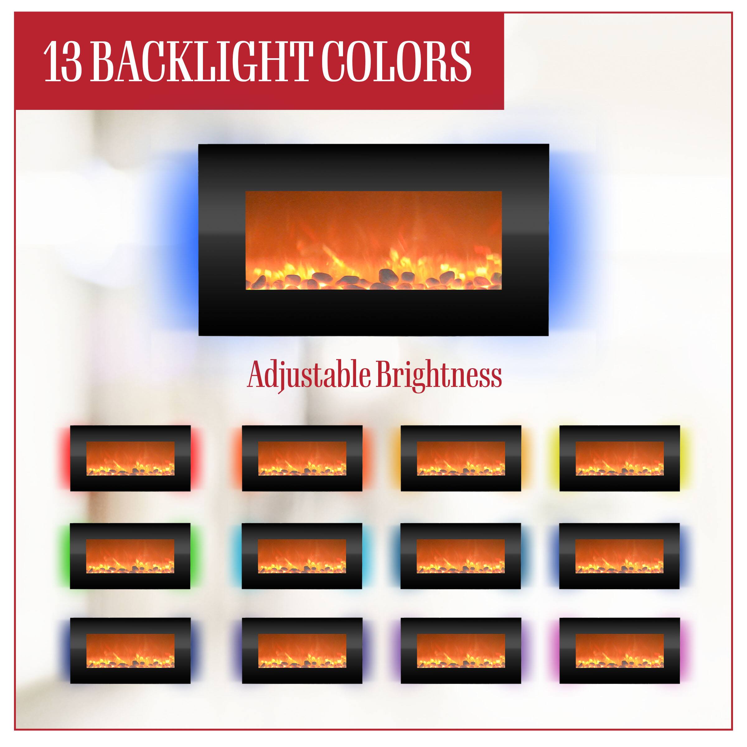 13 BACKLIGHT COLORS

Adjustable Brightness