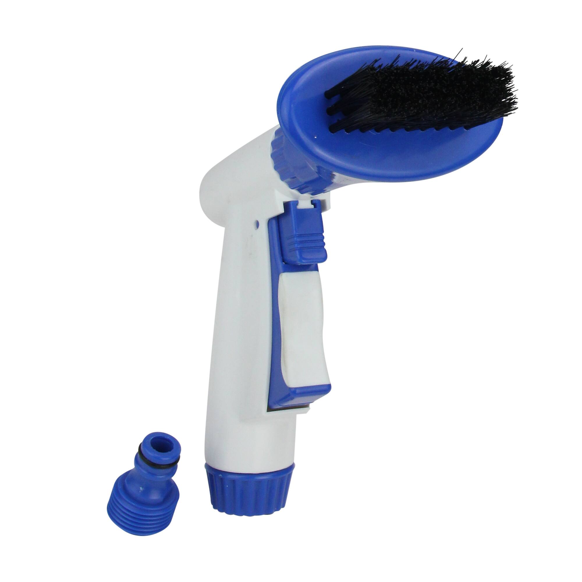 Alt View 1. Pool Central - 8" Swimming Pool Filter Cleaning Spray Brush Head - Blue.