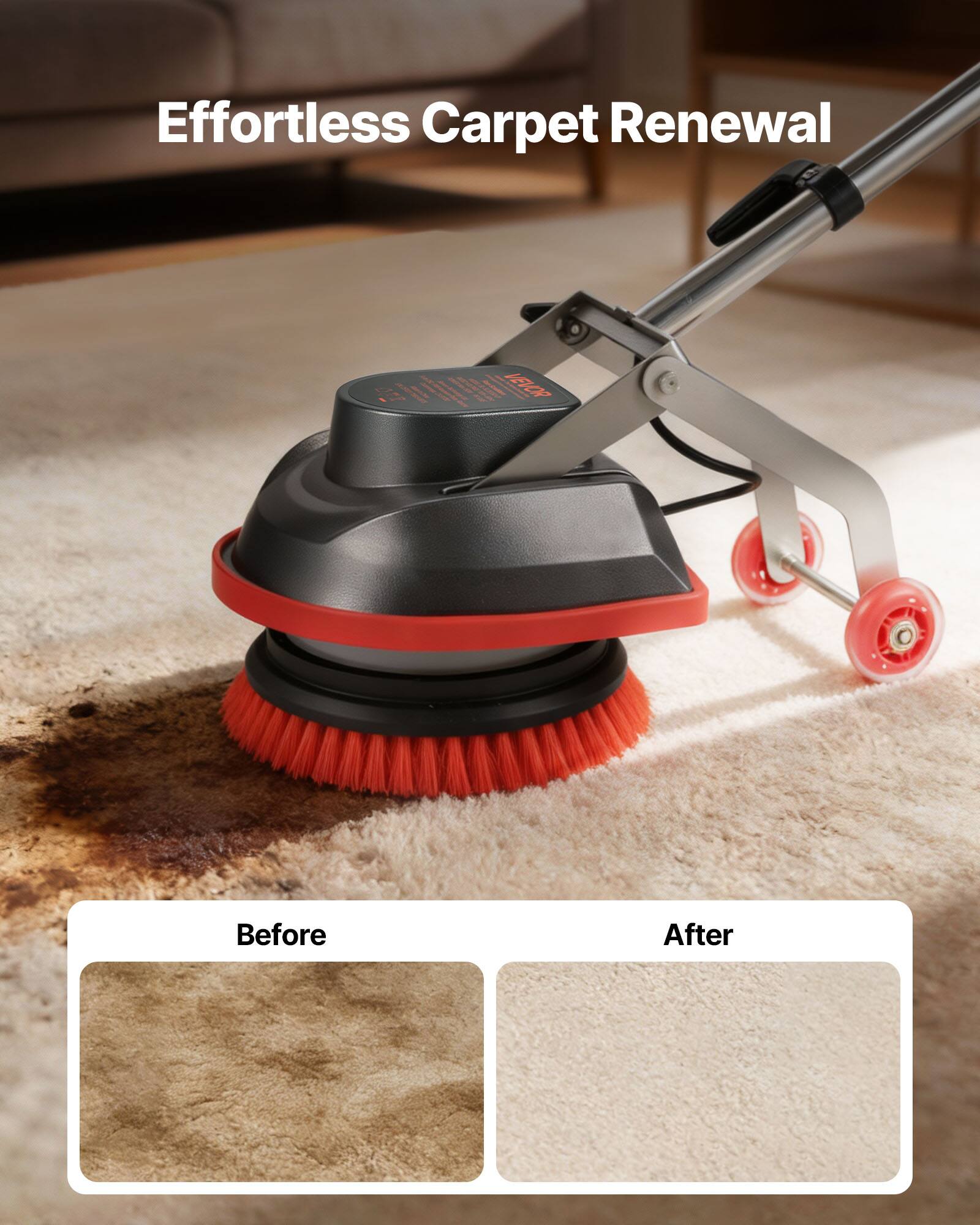 Effortless Carpet Renewal

Before After