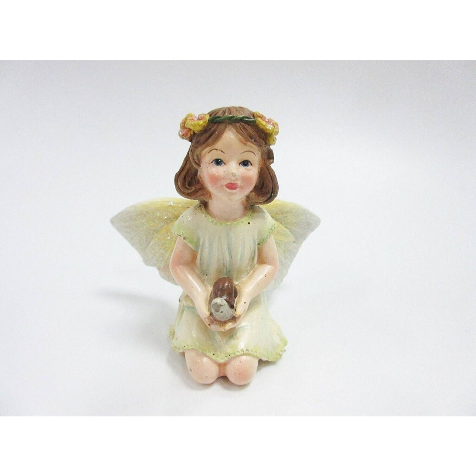 Left. Pacific Trading - Mini Fairy Garden Fairies Set of 3 Decorative Mini Garden of Enchantment Figurine 3 Inch Starter Kit.