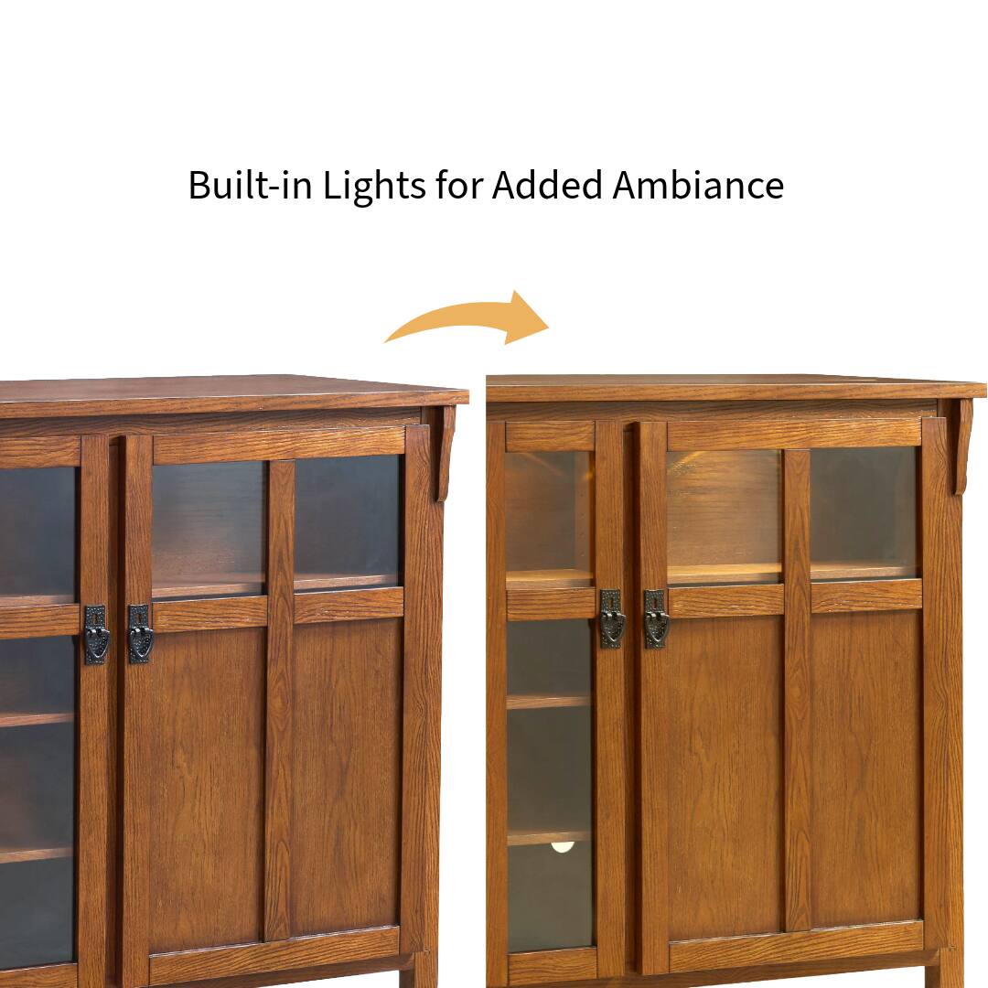 Built-in Lights for Added Ambiance