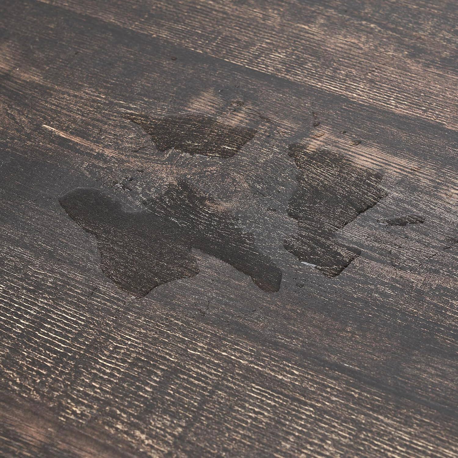 Alt View 4. Babevy - LED Glow Home Bar & Coffee Station - Removable Wine Racks, Glass Holders,Freestanding Storage Buffet ,Fire-burned - Fire-burned.