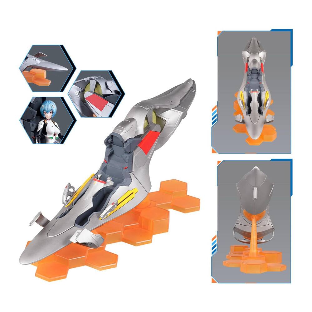 Back. PopMarket - Blokees - Evangelion - Fantastics - Rei Ayanami (Entry Plug Interior) Model Kit   - COLLECTIBLES - Multicolor.