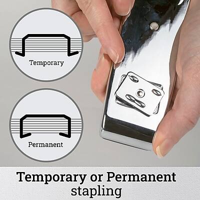 Temporary or Permanent stapling

Temporary
Permanent