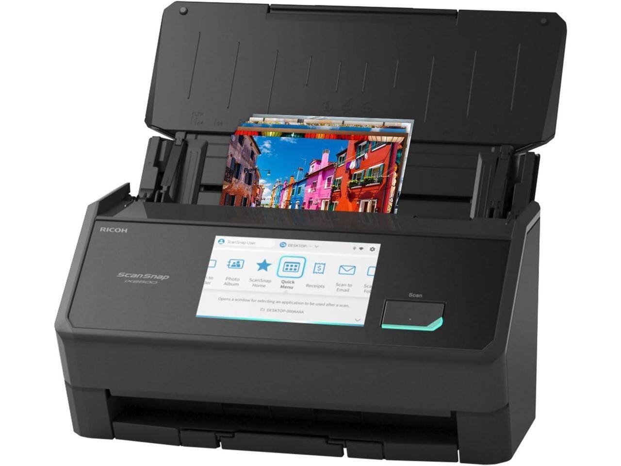 RICOH ScanSnap IX1500

- Photo Album
- ScanSnap Home
- Quick Menu
- Receipts
- Scan to Email
- Scan to Folder

DESKTOP-O00AAA