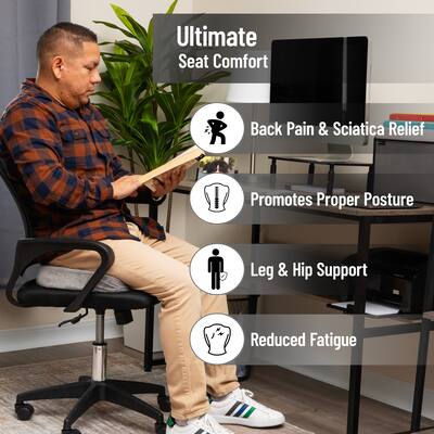 Booster Seat Wanmo Doctor Recommended Memory Foam Seat Cushions