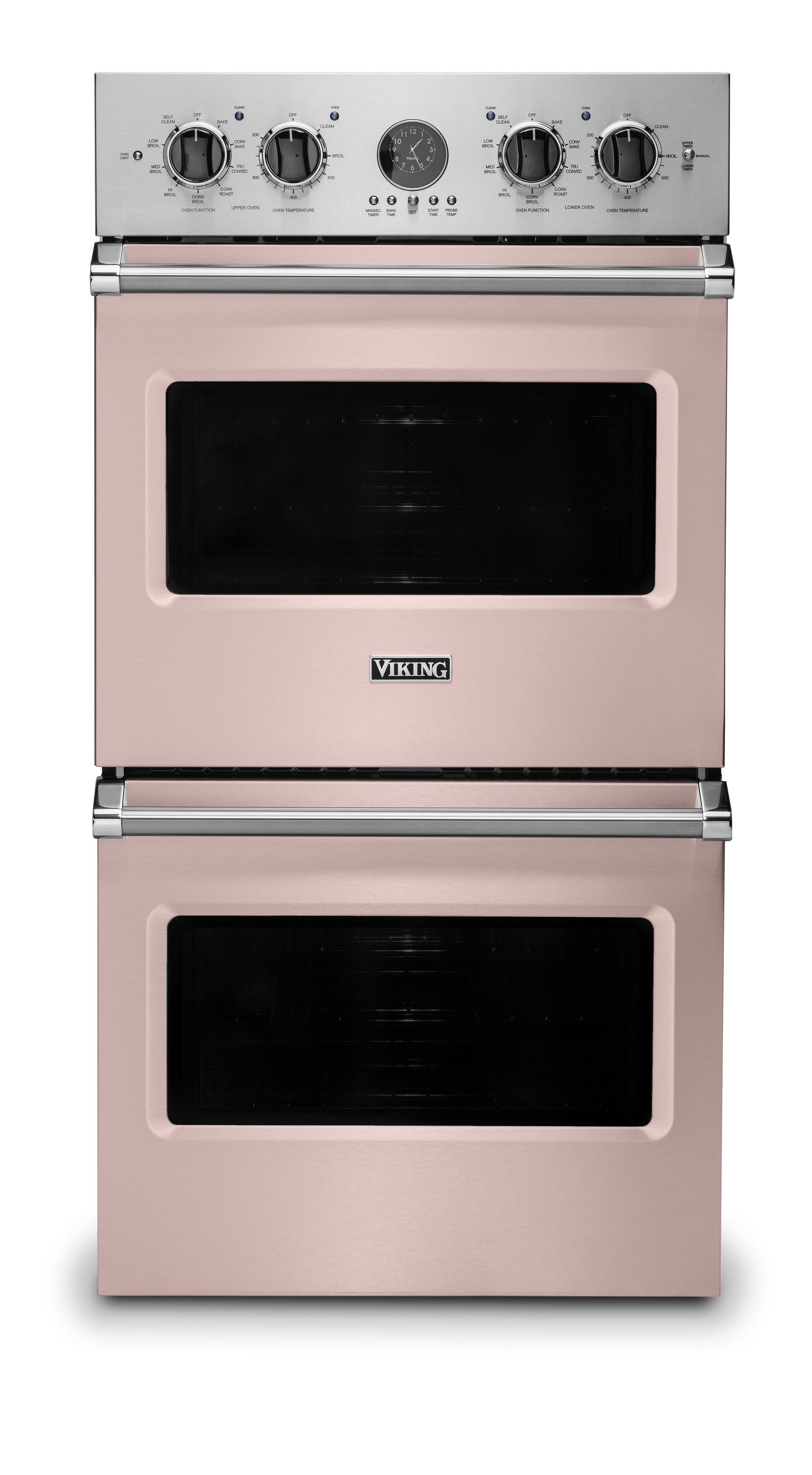 Viking - 27" Built-in Electric Double Wall Oven - Blush