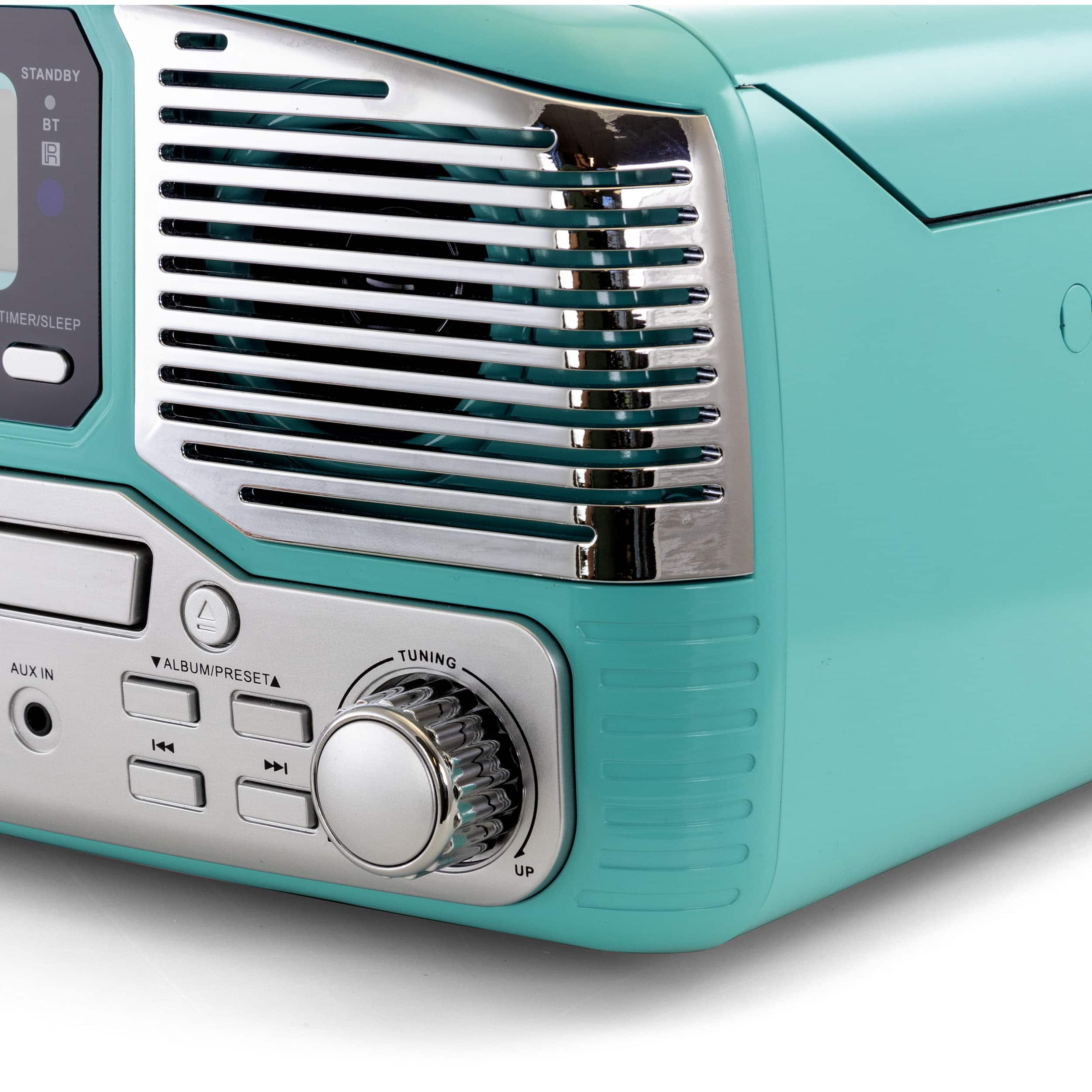 Trexonic Retro Wireless Bluetooth, Record and CD Player in