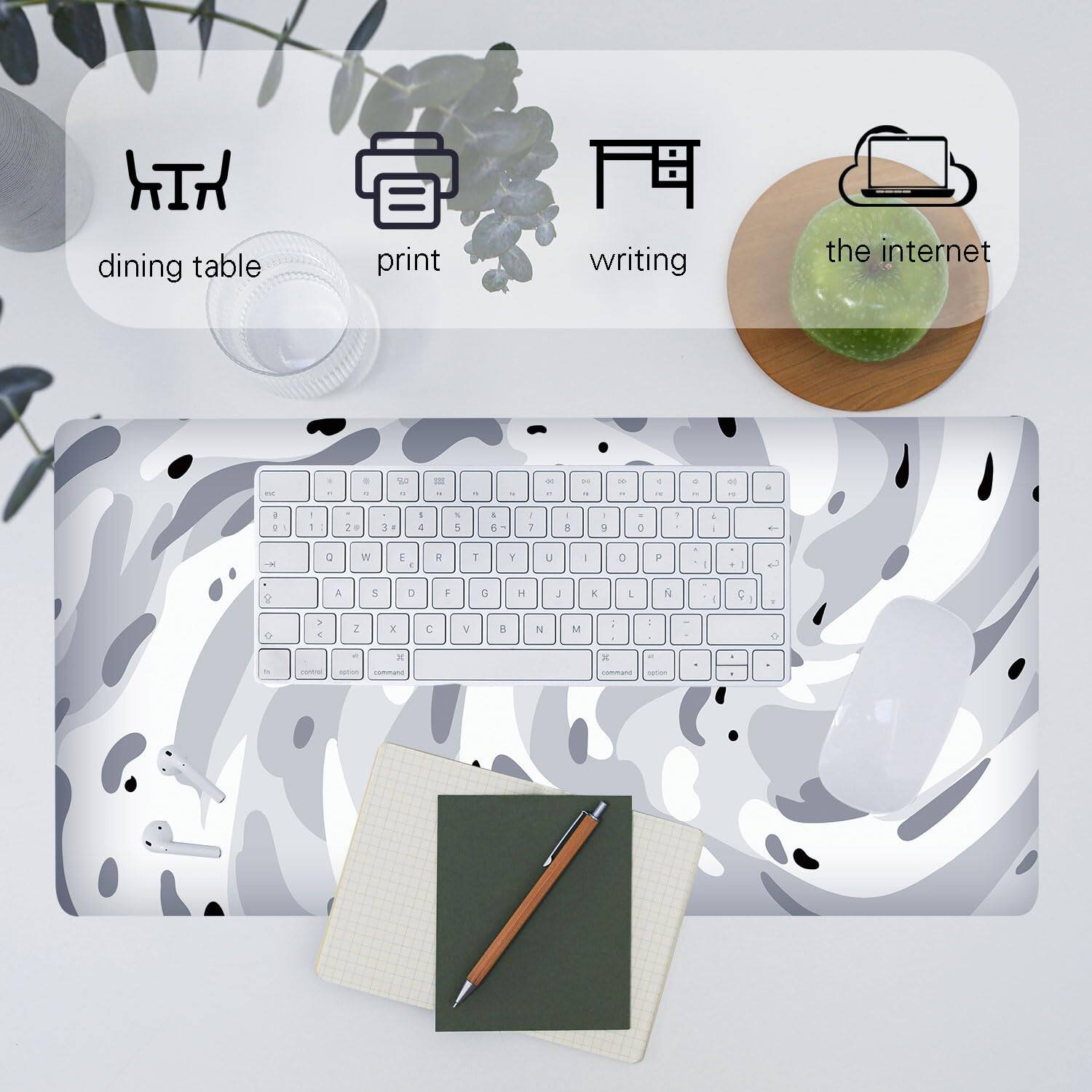 dining table print writing the internet