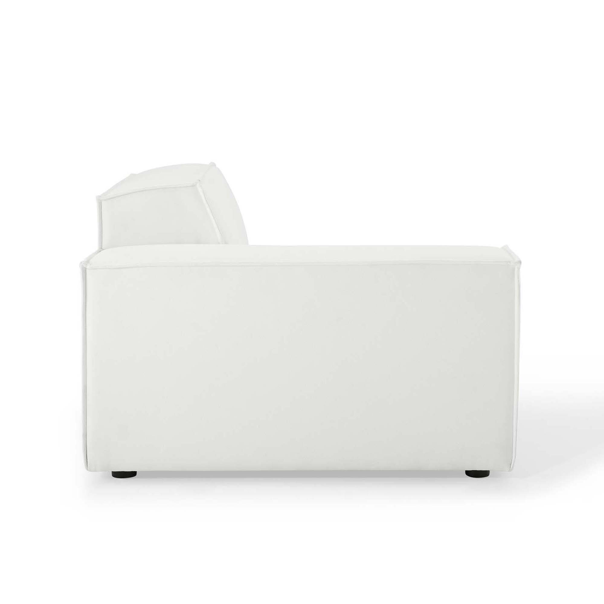 Alt View 2. Modway - Restore 6-Piece Sectional Sofa by Modway - White.