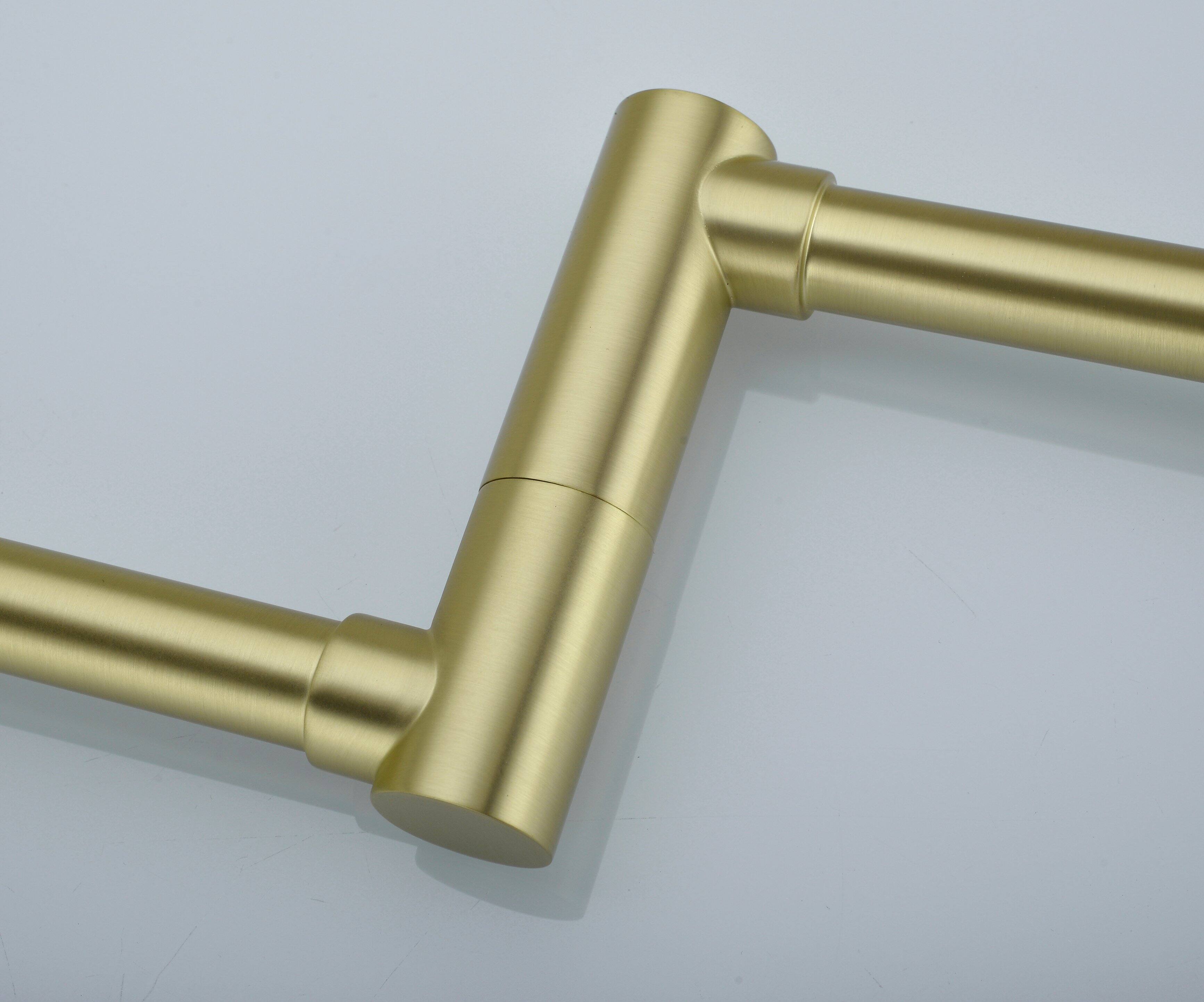 Back. Siljoy - Pot Filler Faucet with Extension Shank - Gold.