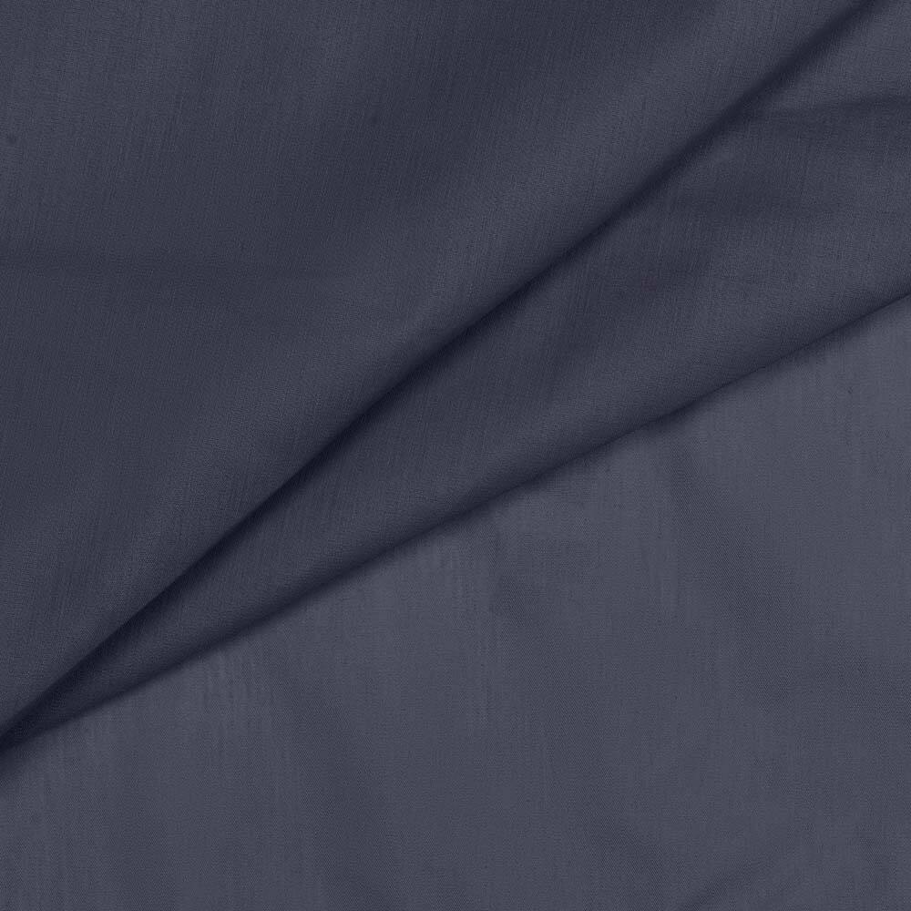 Left. Ellis Curtain - Ellis Stacey 1.5" Rod Pocket High Quality Fabric Solid Color Window Tailored Tier Pair 56"x36" Navy - Navy.