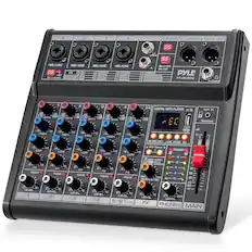 1 2 3 4 5/6
MIC/LINE
MIC/LINE
MIC/LINE
MIC/LINE
MONO
CH5/6
USB
PHONES
POWER
L MAIN OUT
R
PYLE PMX486
DIGITAL MP3 PLAYER BT
AUX IN TO CH5/6
GAIN 1
GAIN 2
GAIN 3
GAIN 4
GAIN 5/C
GAIN 6
HIGH
LOW
PEAK
LEVEL 1
LEVEL 2
LEVEL 3
LEVEL 4
LEVEL 5/6 (USB)
FX
PHONES
MAIN
DSP Select
POWER
EQ
-6
-3
0
+3
+6
+9
+12
+15
-10
-7
-4
0
+3
+6
+9
+12
+15
-10
-7
-4
0
+3
+6
+9
+12
+15
-10
-7
-4
0
+3
+6
+9
+1