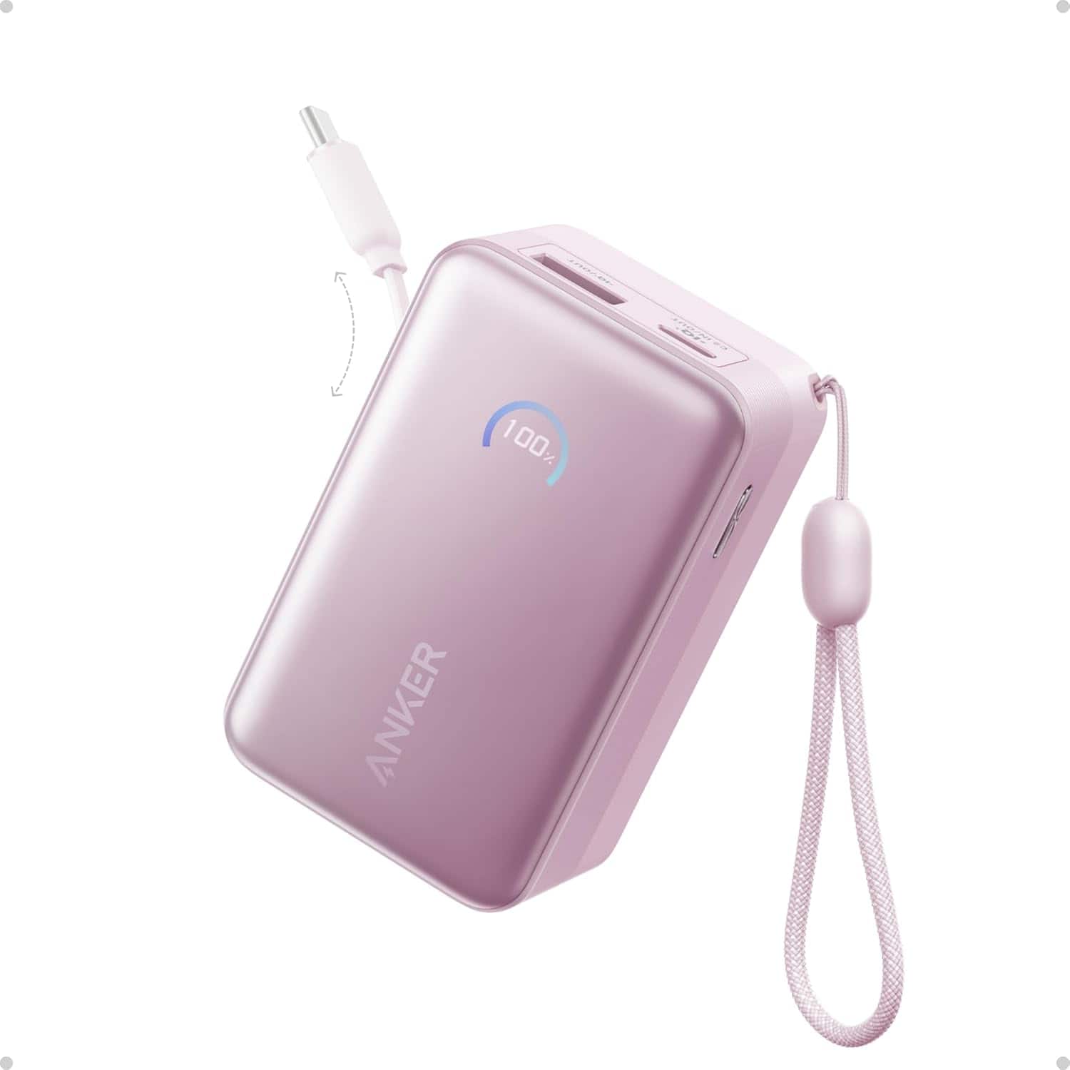 Anker - Nano Portable Charger - Pink