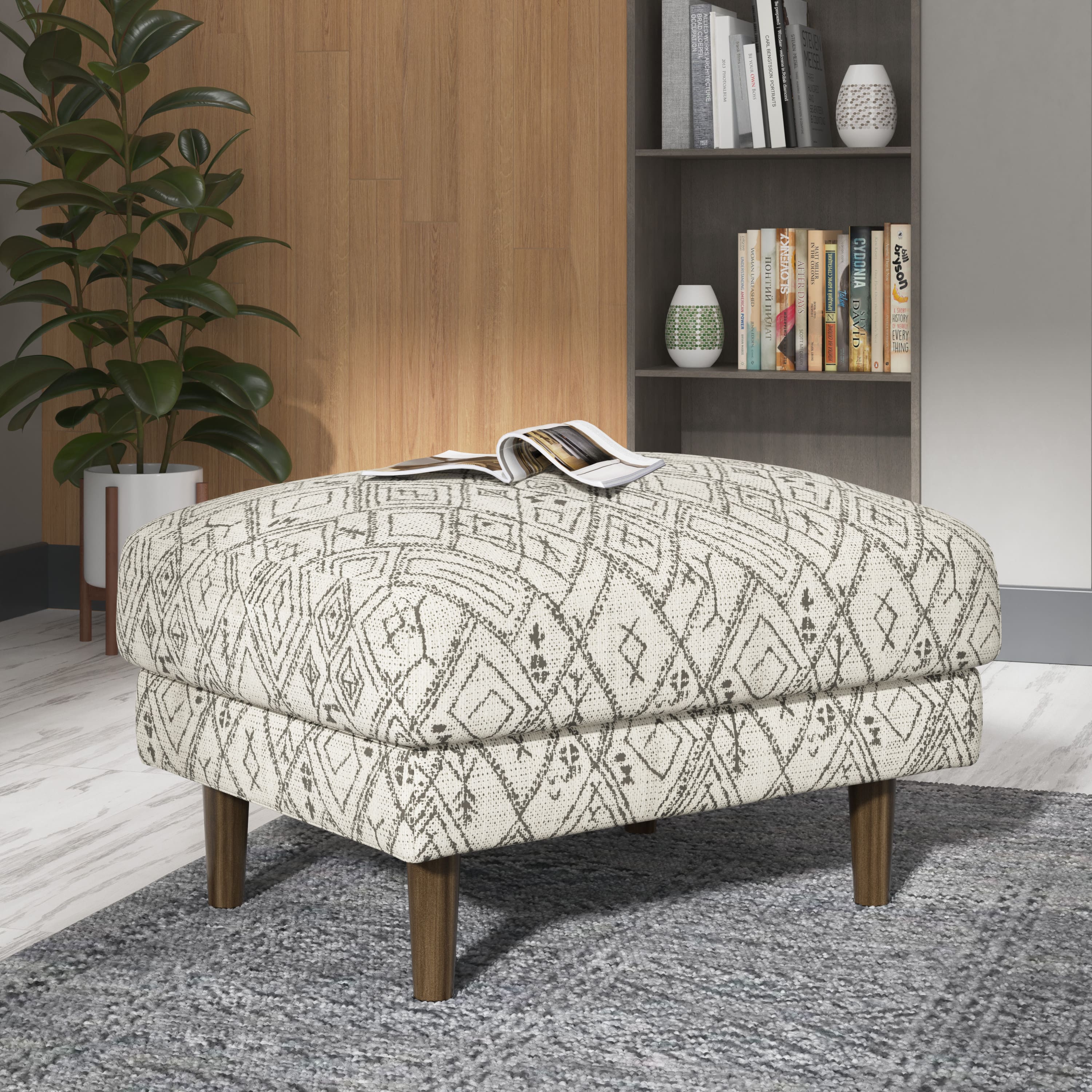 Tiramisubest - Abstract Ottoman - Black