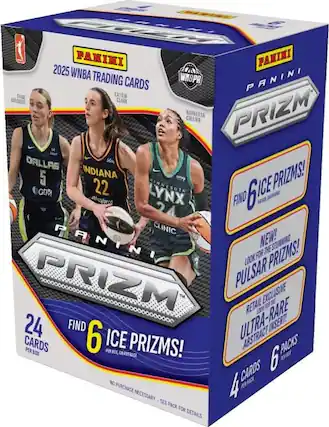 C PANINI PANINI 2025 WNBA TRADING CARDS WHBPA PANINI FAIE CAITLIN BUECKERS CLARK NAPHEESA COLLIVER PRIZM DALLAS 5 INDIANA PRIZMS! GEM 22 LYNX MINNESOTA 6 ICE VC calesforcs FIND 24 CLINIC PANINI NEW! STUNNING FOR PRIZMS! THE LOOK PRIZM PULSAR EXCLUSIVE T RETAIL 100M FAA 24 FIND 6 ICE ULTRA-RARE ABSTRACT INSERT CARDS PER BOX PER BOX PRIZMS! PACKS ONAVERACE A CARDS 6 6 NO PURCHASE NECESSARY SEE PACK FOR DETAILS
